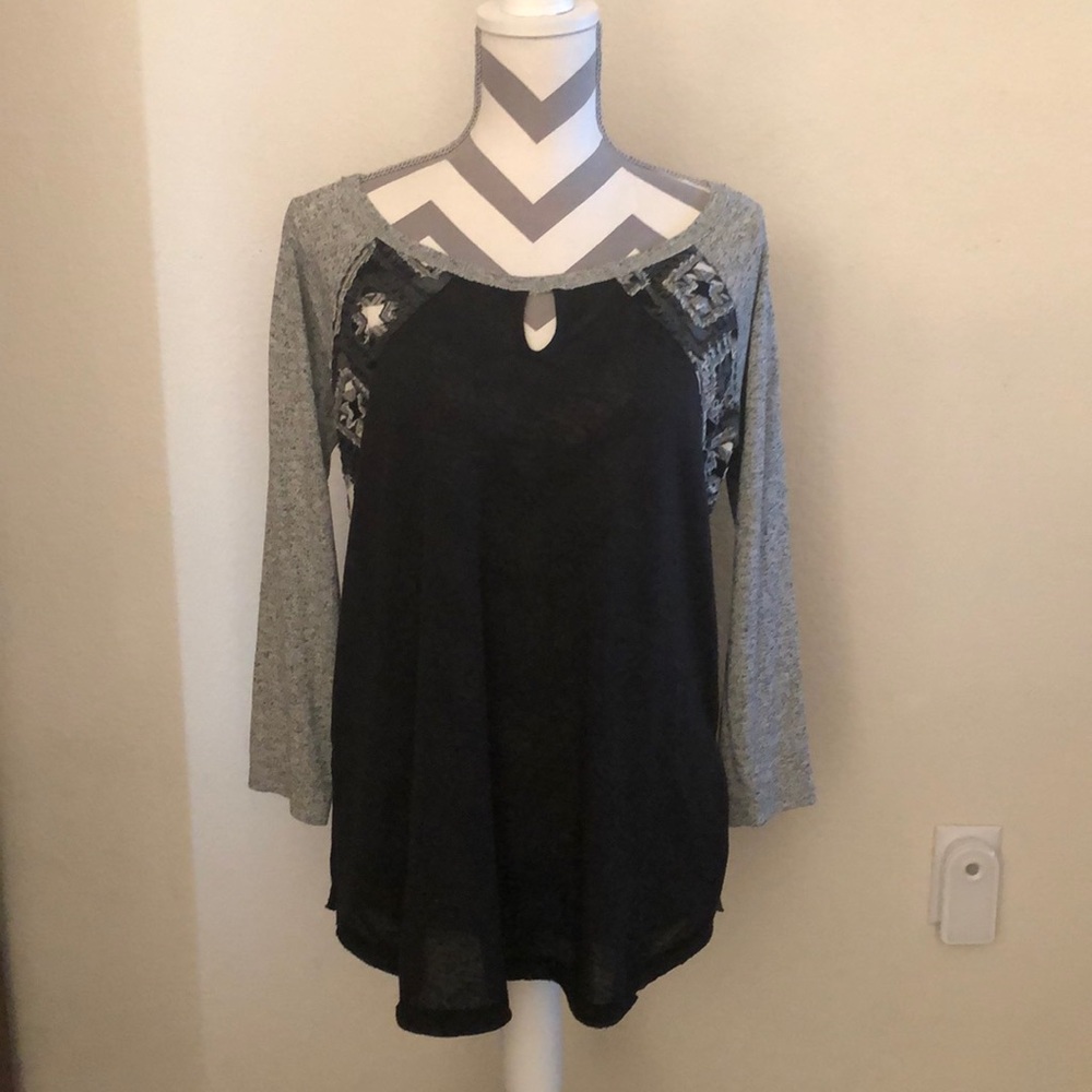 Miss Me Black Lace Top